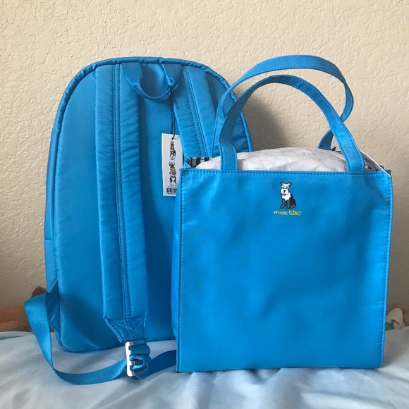 Marc Tetro Schnauzer Backpack and Lunch Tote Set - Picture 2 of 4